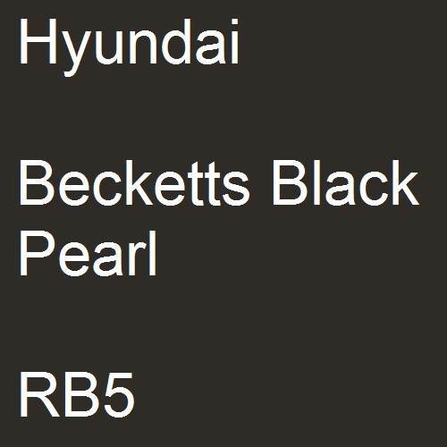 Hyundai, Becketts Black Pearl, RB5.